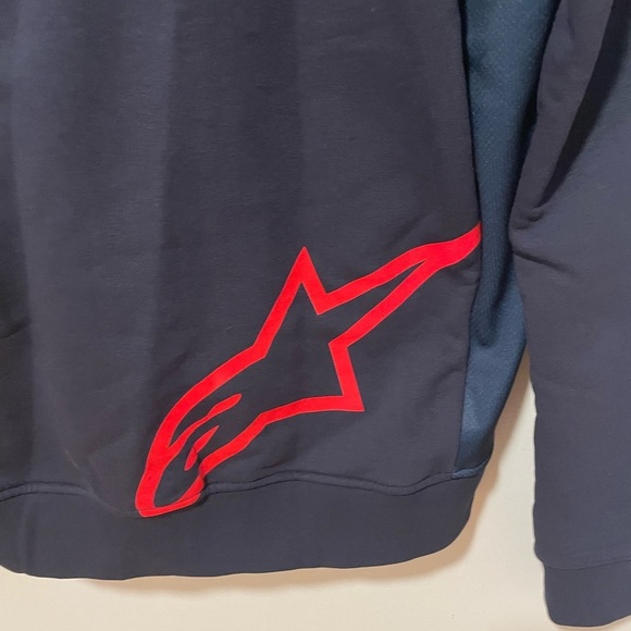 NWT World Champion Jorge Martin Moto GP Zip Up Hoodie Navy and Red Men’s XL - Picture 8 of 11